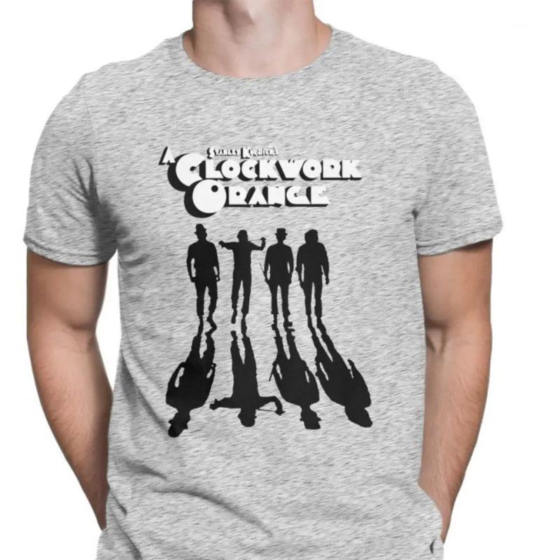 

Футболки Clockwork Orange Shadows для мужчин Walk Mechanics Kubrick Darkness Fun Cotton Tee Tops Shirt L