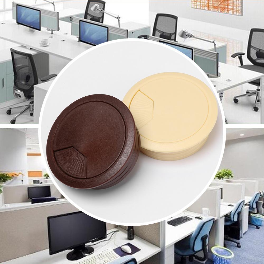 Organizer For Home Office Desk PC Line Hole Cover Table Grommet Wire Storage Rack Cable Hole Cover