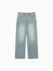 HANGTEN Men'S Elastic Waist Ultra Soft Wide Denim Pants_295(10570-055-404-10)