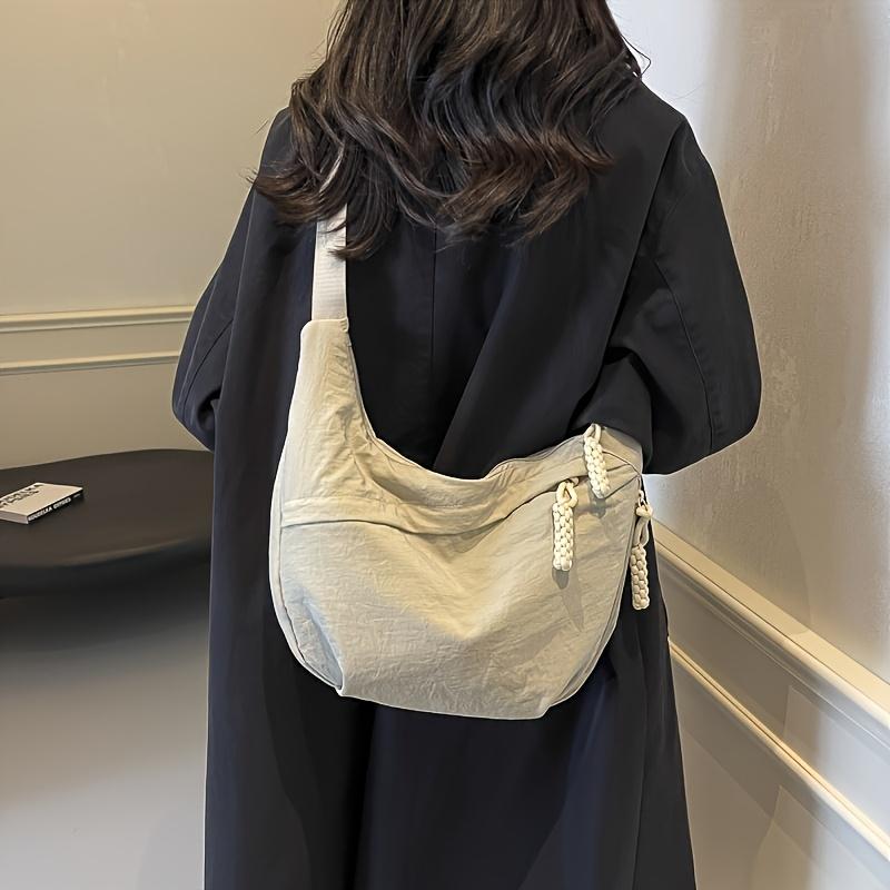 Elegant|Lightweight Lightweight, Elegant Women’s Nylon Crossbody Bag | Large Capacity, Adjustable & Foldable Strap