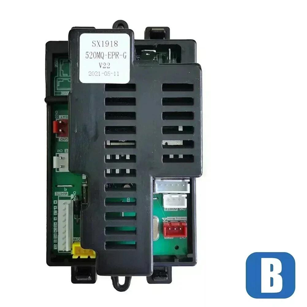 2.4G Remote Control Children Electric Car Controller Black Color High Reliability Remote Control Stable Performance