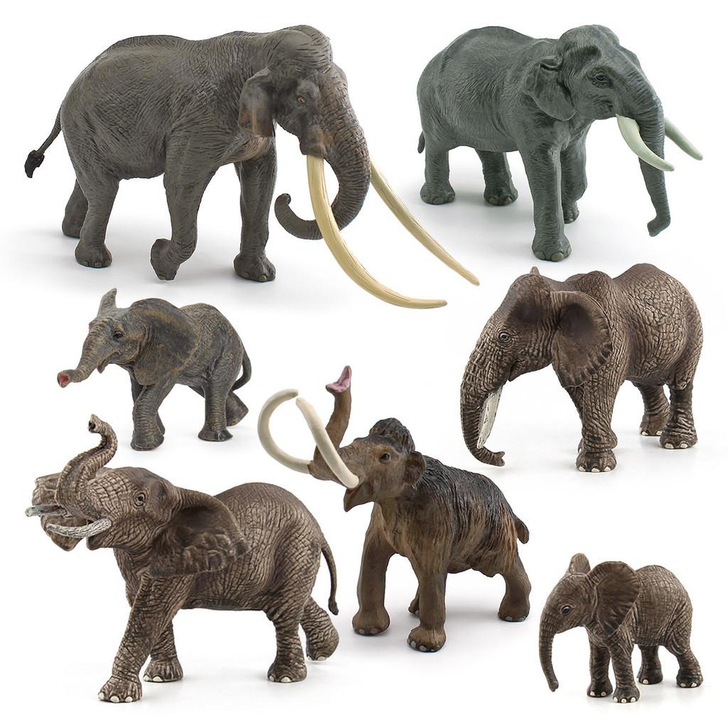 Realistic Zoo Animal Pvc Elephant Figures For Classroom Learning And Gift Giving