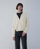 Voice Of Voices Angora Blend Hooded Zip-Up Cardigan_Light Beige 7156150100