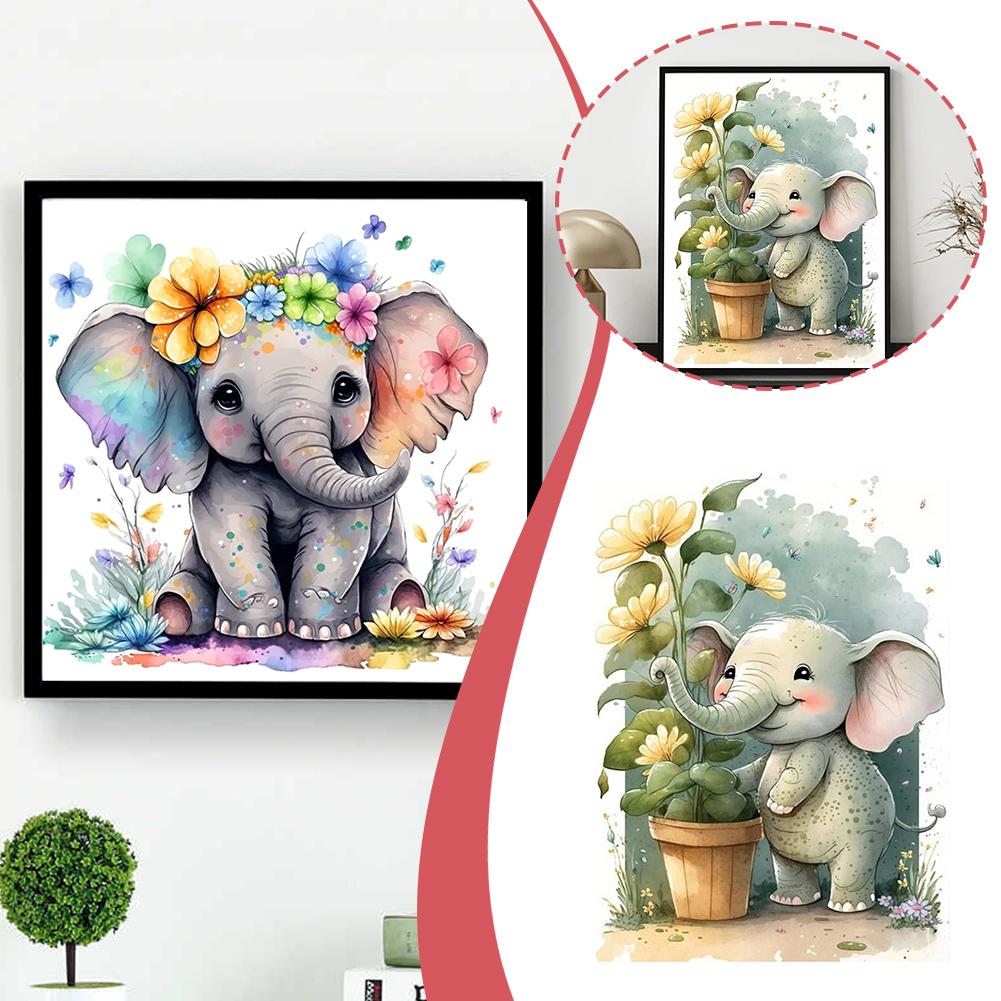 Diamond Art Kits For Adults Blue Flower Diamond Art Kits DIY Full Drill Crystal Gem Arts And Crafts For Home Leisure And Wa V3W7