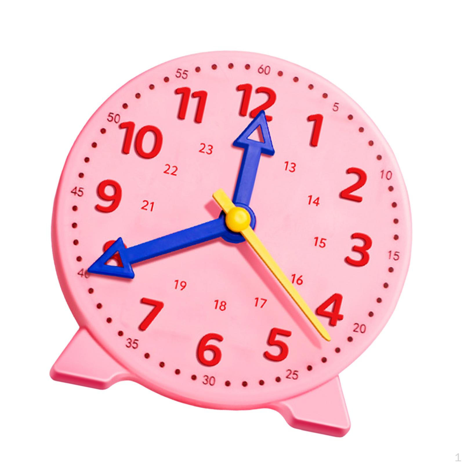 

for Activity Development Toy Life Skills Training Games Kids Table Clock Boys Girls розовый