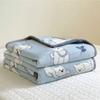 Soft Blanket for Beds Thin Cartoon Printing Plaids for Sofa Single/Queen/King Blanket for Travel Reactive Printed Blanket Plaids