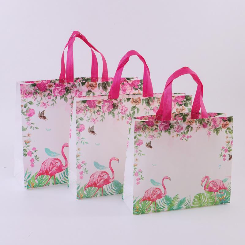 

Красочная ламинированная водонепроницаемая сумка-тоут для модной одежды и обуви с печатью логотипа - нетканая подарочная упаковка