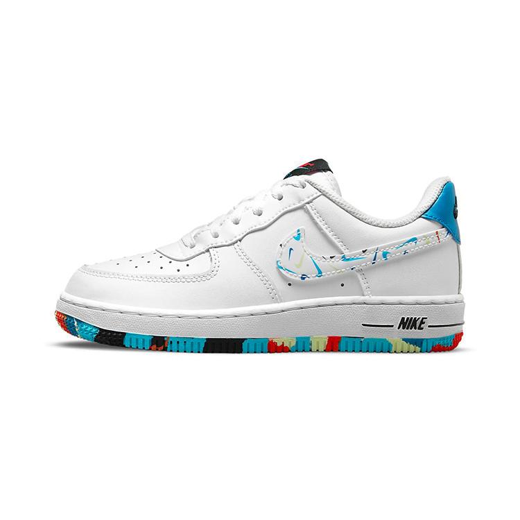 

Nike Air Force 1 LV8 3 Casual Low top Skateboard Shoes White Blue Black Children Aged 3 7 Years Old DM7598-100 31