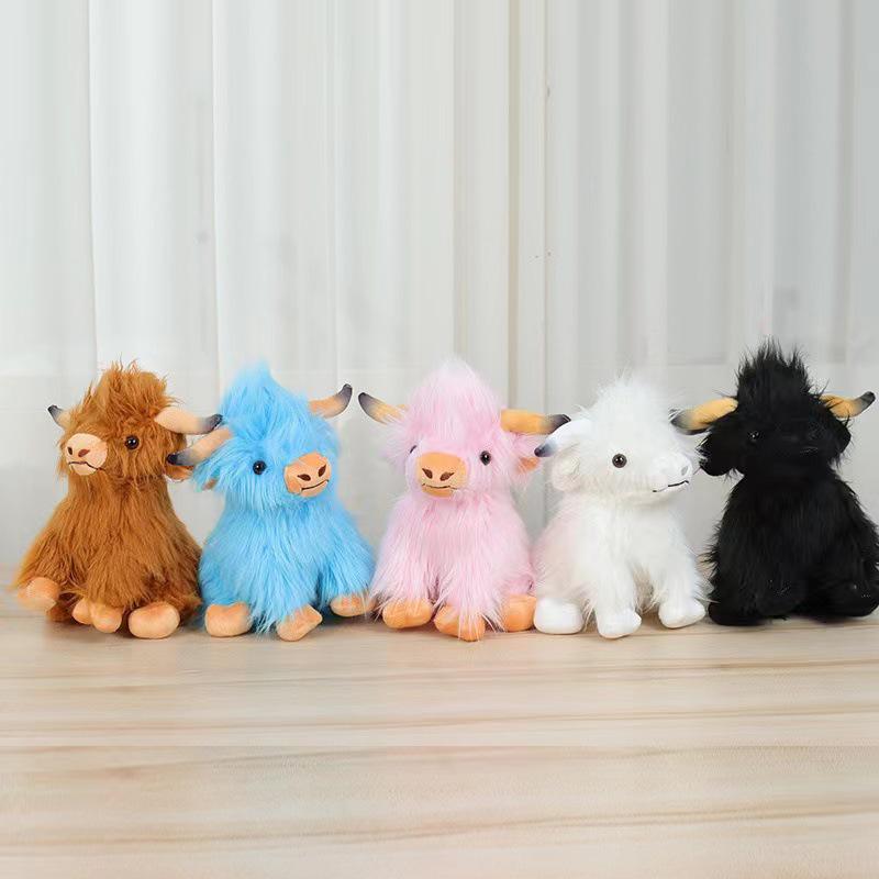 

Плюшевая игрушка Хайлендская корова - Шотландская кукла-животное 25cm 175g