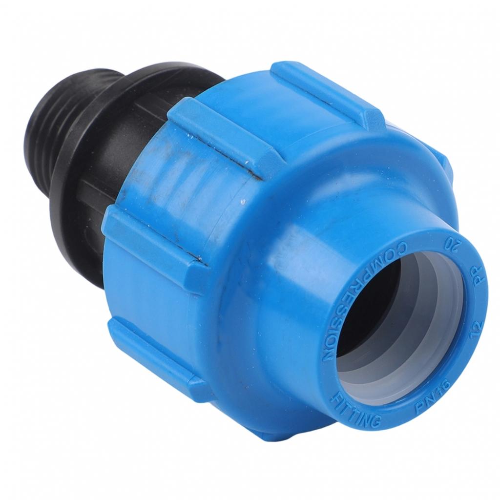 Schwarze Wasserrohrfittings Hochwertiger Außengewinde-Adapter