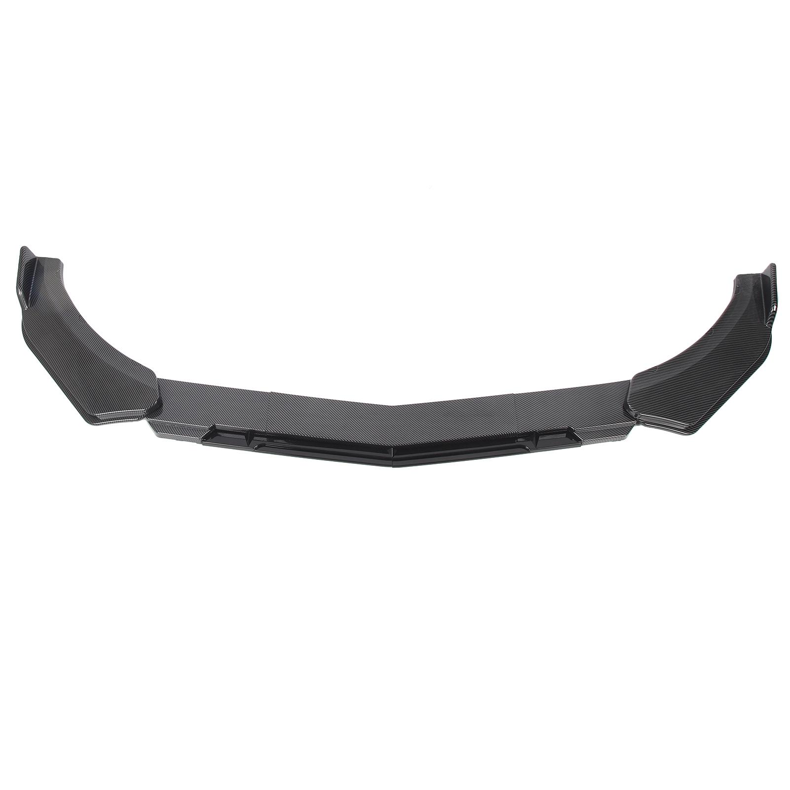 

150 см спойлер переднего бампера с рисунком из углеродного волокна, стильный прочный сплиттер для переднего бампера для 1