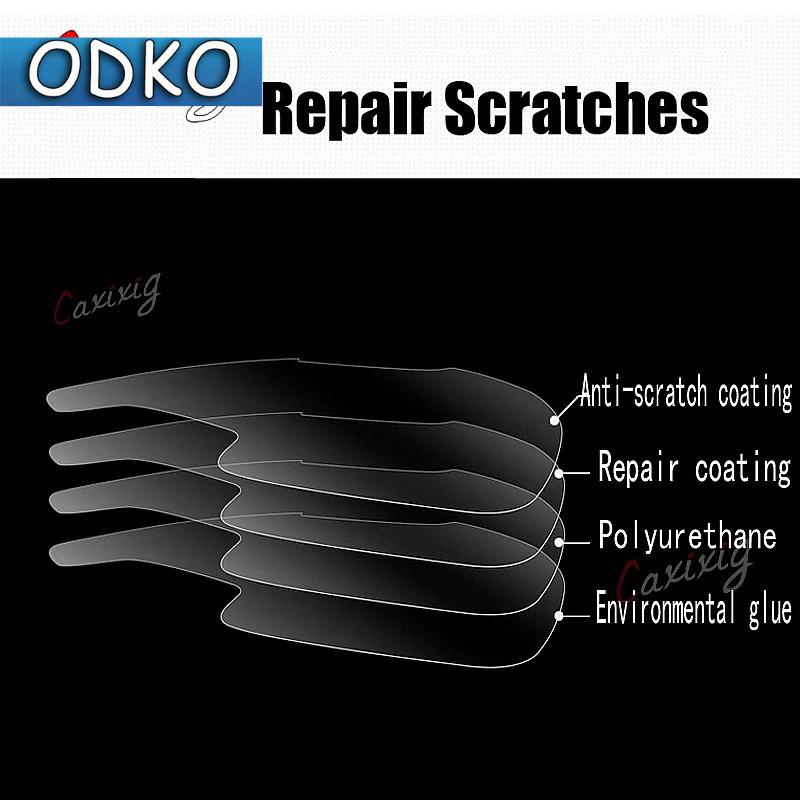 For Porsche Macan  Car Interior Center Console Transparent TPU Protective Film Anti-scratch Repair Film Accessories Refit