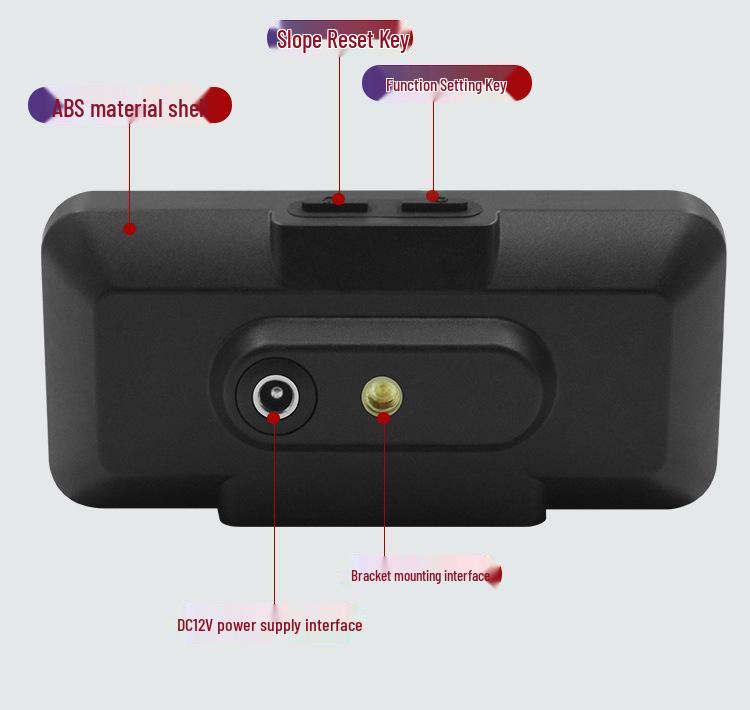 Universal Off-Road Inclinometer HUD with Voltmeter