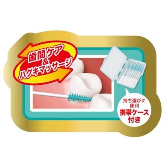 GUM Periodontal Care Soft Pick Interdental Brush Rubber Type Case Size SSSS Thin 40 pieces x 4 packs + bonus included
