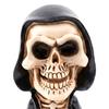 xiaobudian Halloween Skeleton Warrior Sculpture, Resin Art Soldier Figurine Statue Home Decor, Gunner Model Ornaments for Desktop Gaming Room