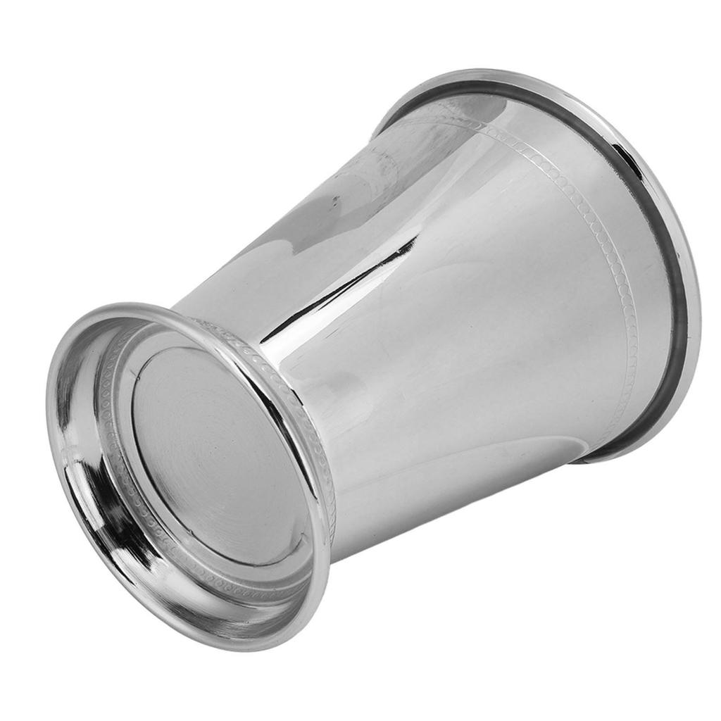 Cup Stainless Steel Elegant Retro High Stability Beaded Mint   Cup for Home
