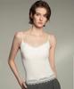 Silky Lace Modal Cotton Blend Camisole Bra Tank with Chest Pads