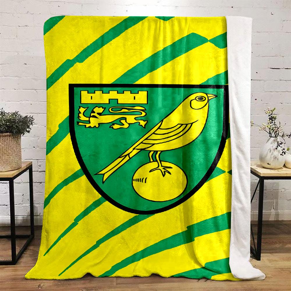 Green and Yellow Canary Logo print blanket soft and cozy perfect for the living room bed sofa or a nap,gift