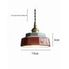 Mid-Century Japanese Ceramic LED Pendant Light for Bedroom, Dining Room, or Balcony