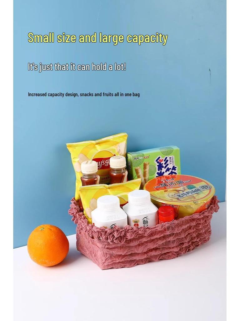 Extra-Large Eco-Friendly Retractable Pleated Shopping Bag with High Capacity