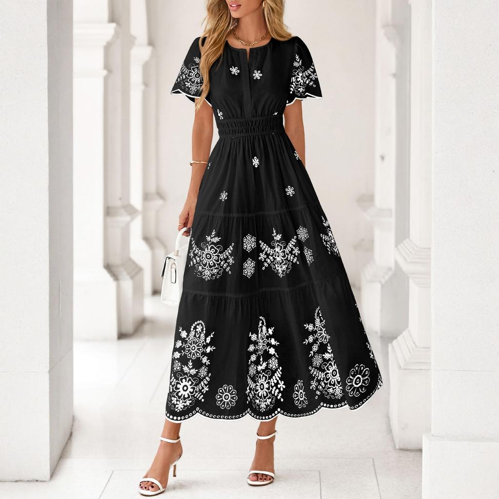 Women's Fashionable Casual -color Dress