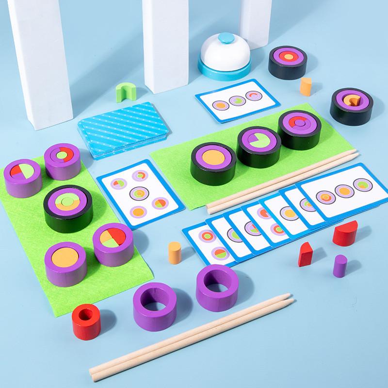 Building Wooden Sushi Toy With Multiparticle Blocks For Educational Development