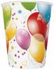 Kubeczki Balony Baloniki Urodziny Party 250Ml 8Szt