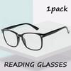 1pc Reading Glasses for Women & Men Lightweight Presbyopic Glasses +1.0 To +3.0 Diopter Magnification