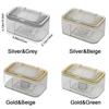 Large Capacity Wet Wipes Box with Spring Plate Plastic Mask Storage Box Tissue Box  Desktop
