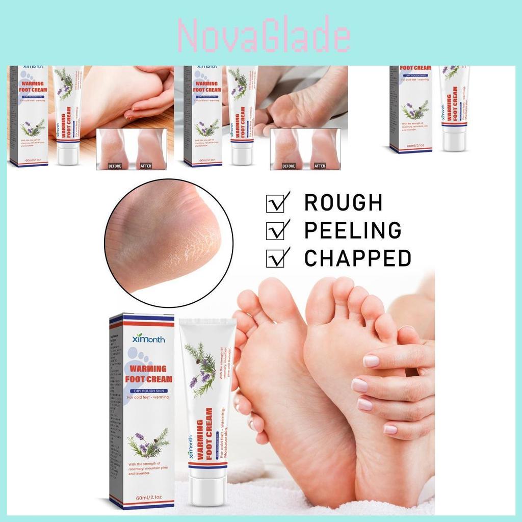 Ximonth Foot Care Cream Enriched Moisturizing Relief For Dry Cracked Heels And Skin