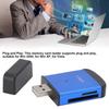 Card Rder USB2.0 Multifunction Maximum 480Mbps Alu um Alloy Plug and Play Automatic Check Memory Card Rder