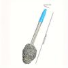Stainless Steel Brush with Extended Handle - Durable, Non-Toxic| Essential for Thorough Cleaning of Toilets and Kitchens | Ergonomic Grip