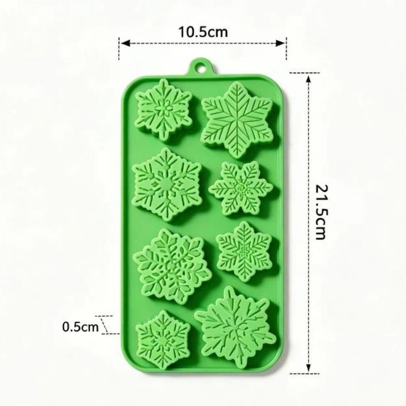 Silicone Christmas Baking Molds Non Stick Easy Clean Perfect For Home Baking Cookie Chocolate Jelly Candy