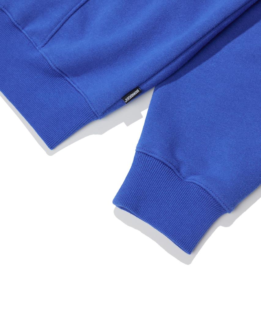 BROWNBREATH W Line Shoulder Crewneck - Blue
