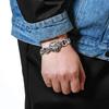 Unique Chinese Style Bangles Domineering Thick Chain Tiger Head Charm Bracelet For Men Manly Banquet Jewelry
