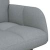 2 Seater Sofa Light Grey 115 x 61 x 87 cm Fabric