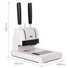 Deli Financial Document Binder and Punch Machine CN Plug (adapter Included)