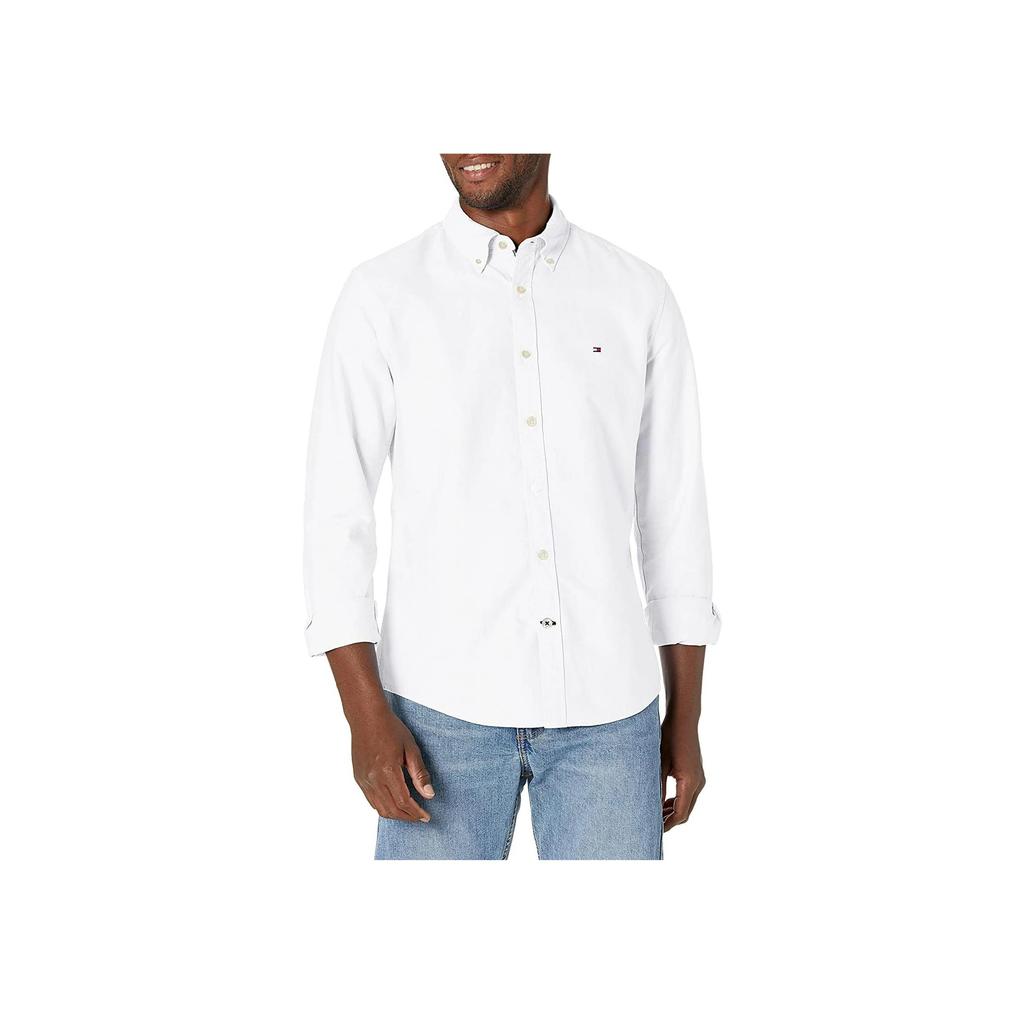 Tommy Hilfiger Single-Breasted Pocket Shirt Men shirts White 78J4143-110