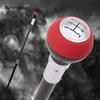Red Black Gear Ball Silver Walking Cane Fashion Decorative Walking Stick Gentleman Elegant Cosplay Cane Crosier 92cm