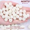 2024 Hot Sale Candy Color 10mm 12mm 15mm Round Resin Plastic Beads Bayberry Ball for Jewelry Bags Making
