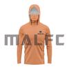Camicia da pesca con cappuccio da uomo a maniche lunghe protezione UV Abbigliamento da pesca