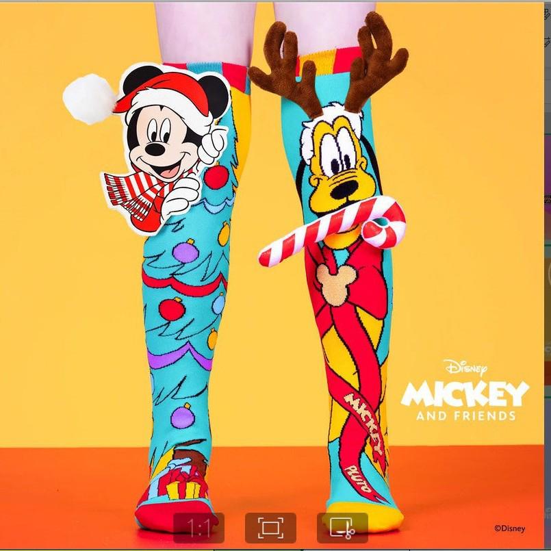 3D Cute Kids' Mid-Calf Socks - Mickey, Minnie & Rabbit Designs
