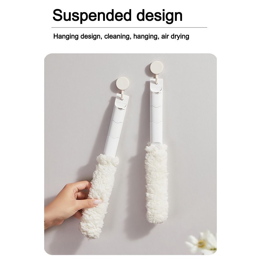 Handheld Blinds Cleaning Brush Mini Removable Washable Car Interior Cleaning Brush Air Conditioner Dust Remover