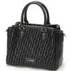 Labagagerie Random Pleated 2-Way Handbag B006004 Greige (26)