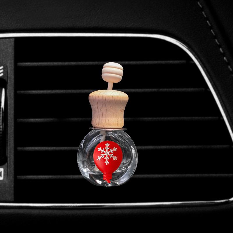 Creative Car Air Vent Perfume Clip - Christmas Ornament and Aromatherapy Bottle