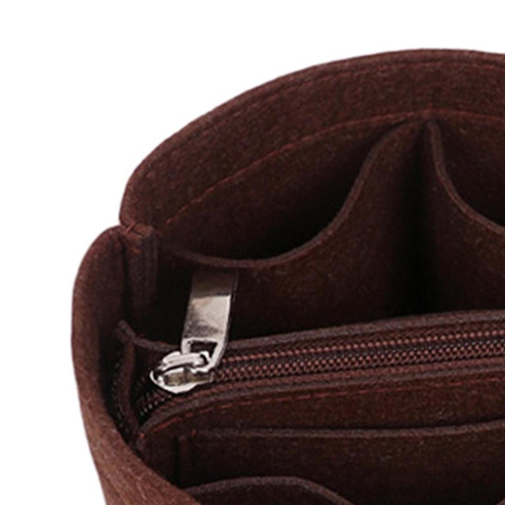 Bag Bucket Lining Hand Handbag Mode with Compartments Type Cosmetic Storage