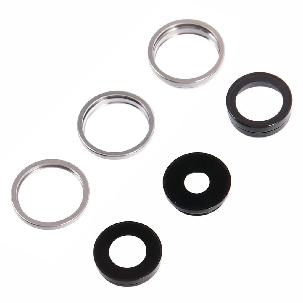 Pentru iPhone 15 Pro 1 Set Capac Obiectiv Jantă Cameră Spate (fără Logo)