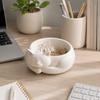 Cat Shaped Storage Tray Nordic Style Storage Holder Cute Design Desktop Ornament  Entryway