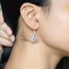 Faceted Amethyst Women Earring, 925 Sterling Silver Handmade Jewelry, February Birthstone Earring, Silver Earring Ar6672