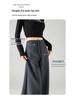 White High-Waisted Wide-Leg Pants for Women - Spring/Autumn 2026 Casual Drape Yoga & Sports Sweatpants